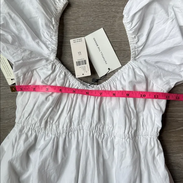 NEW Faithfull Squareneck Midi Dress XS - Image 11