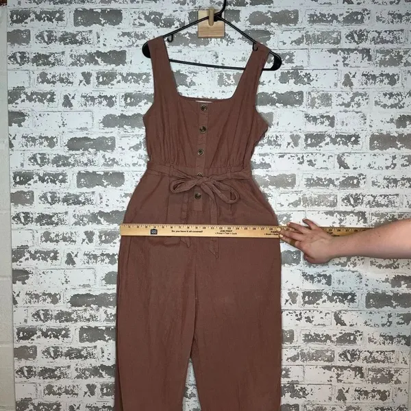 American Eagle | women pink corduroy overalls - Image 10