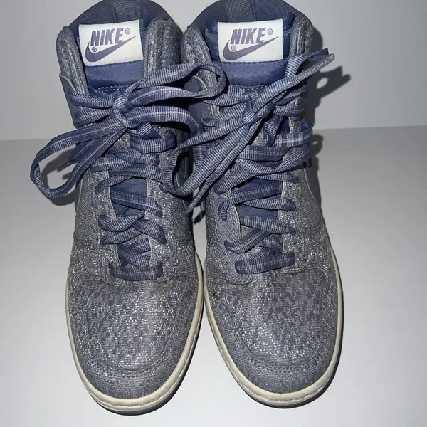 Nike Women's High-Top Wedge Athletic Shoes in Slate Gray - Image 5