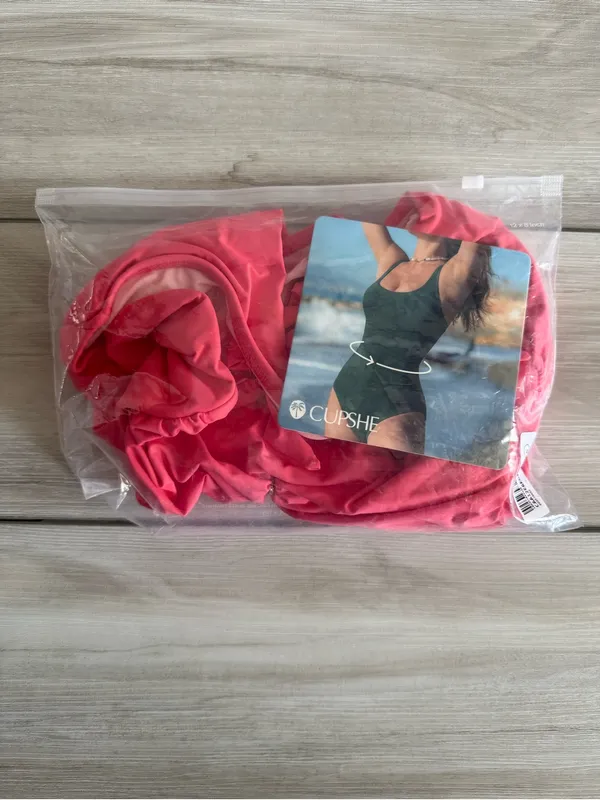 Cupshe Have a Ball Flex Support One-Piece Swimsuit Pink Small NWT - Image 12