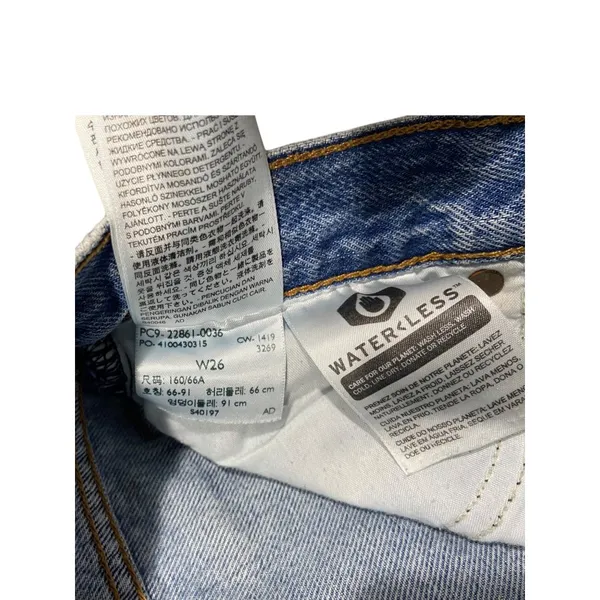 Levi’s Premium Denim Wedgie Jeans Blue Size 26 - Image 7