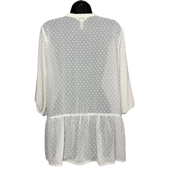 Matilda Jane‎ Light the Way Pullover Tunic Sheer Blouse Shirt Size Large Pilgrim - Image 2