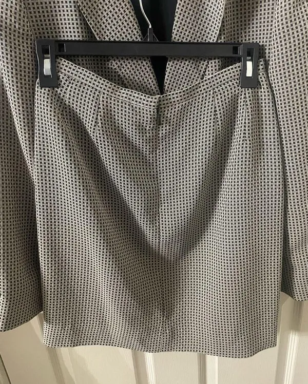 Pendleton Vintage Skirt Suit Set Blazer and Skirt Size 4 - Image 5