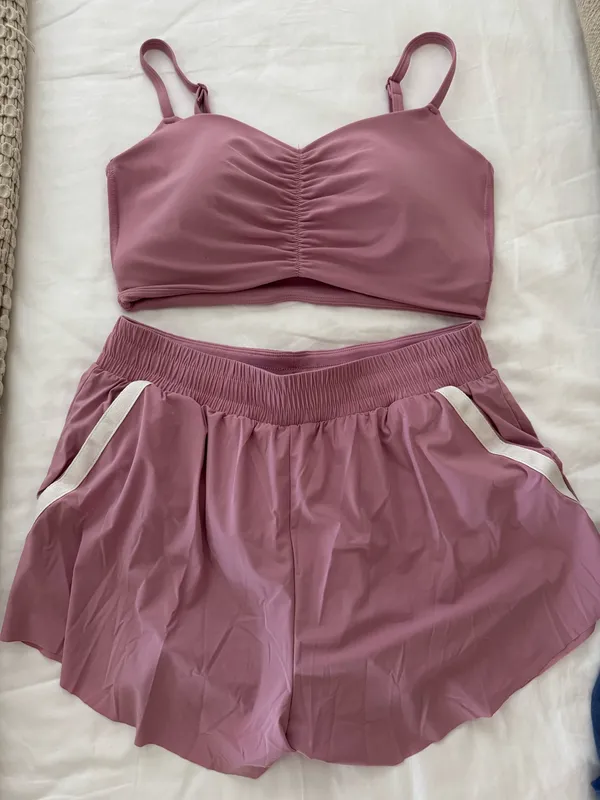 Pink workout set  - Image 2