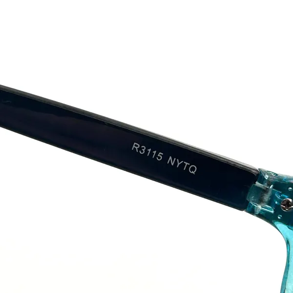 Rocawear Sunglasses Womens Oversized R3115 NYTQ Teal Blue Black‎ Y2K Glam - Image 7