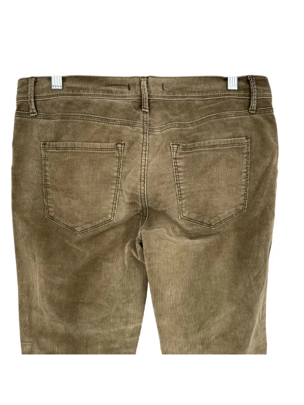 Free People Corduroy Pants Olive Green Size 28 Grunge Utilitarian Earthcore - Image 4