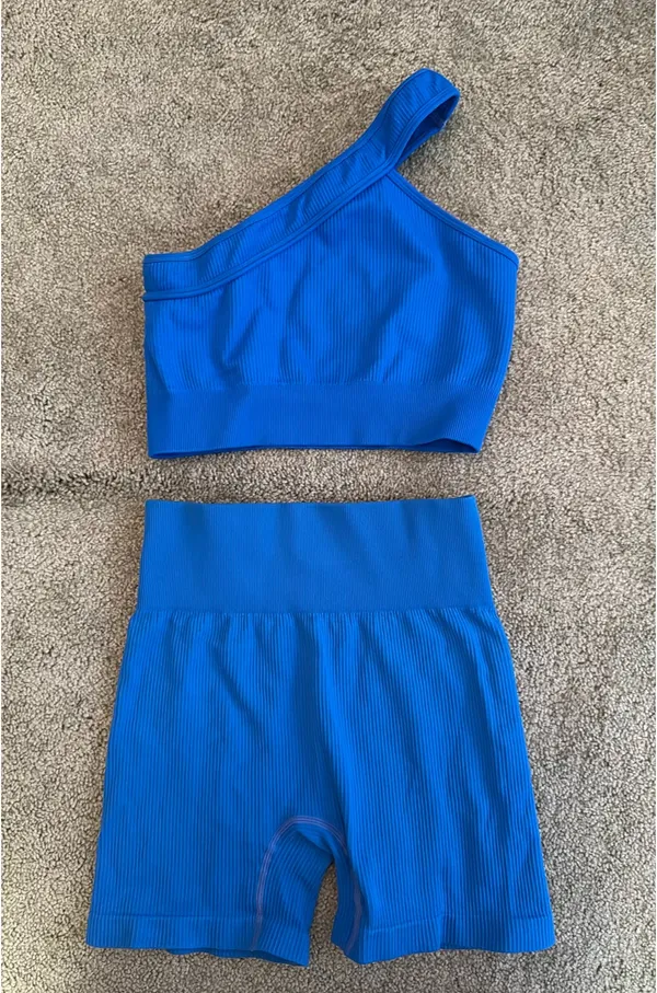 Blue Activewear Set Size M - Image 3