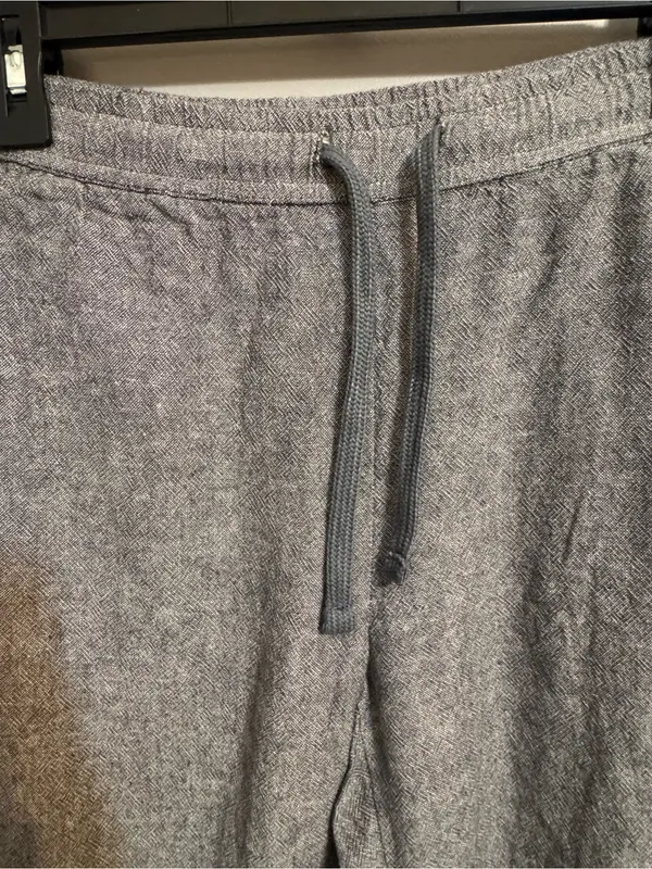 Mountain Khakis Women’s Small Gray Linen Blend Pull On Crop Pants - Image 4