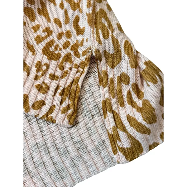 Show Me Your Mumu Pink Leopard V-Neck Sweater -M 🐆 💖 - Image 6
