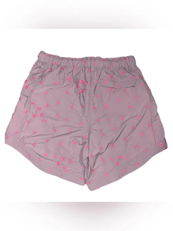 Free People Movement In The Wild Hike Shorts Embroidered Oyster Combo Medium NWT - Image 5