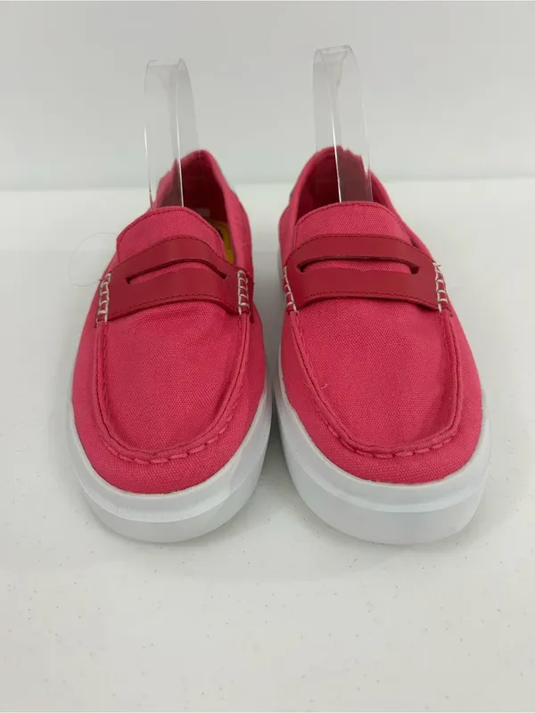 Cole Haan Grand 360 Pink Canvas Loafers Size 9B - Image 2