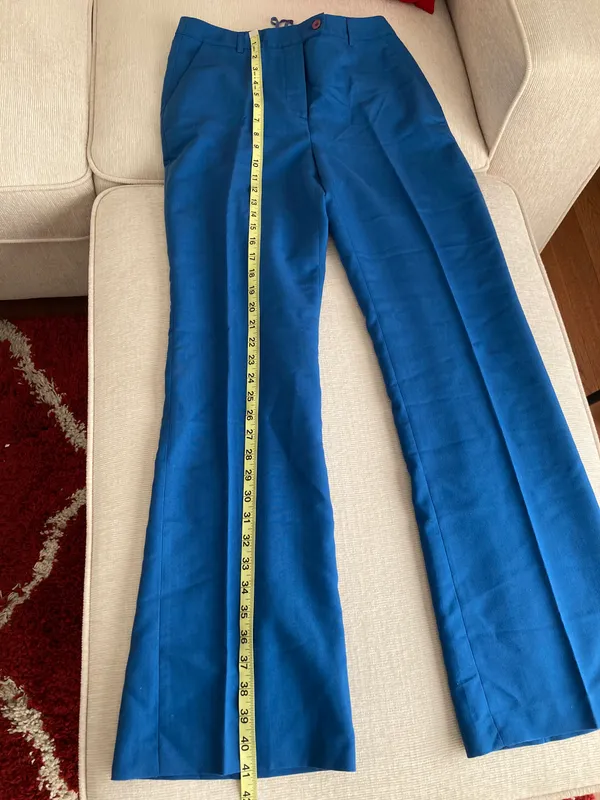 Royal blue Trousers Size M - Image 3