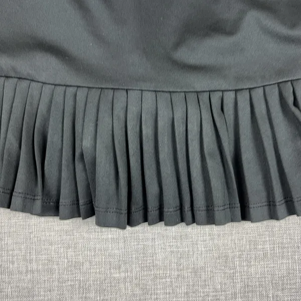 Tail Skirt Womens S Black Pleated Short Jersey Polyester Spandex Elastic Waist - Image 5