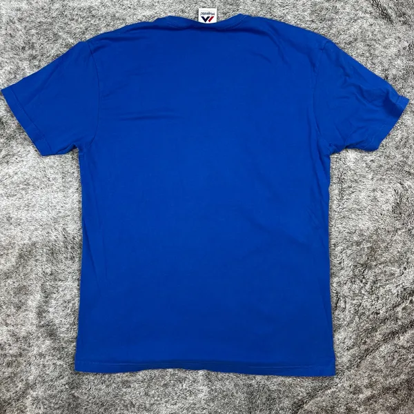 New York Giants Blue Majestic Tee Men's Medium - Image 7