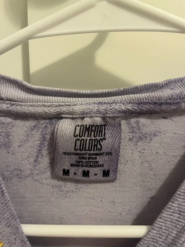 Comfort Colors LSU Tigers embroidered tee - Image 3