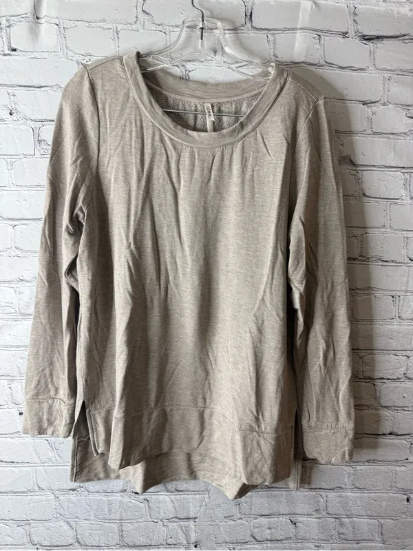 Soma Beige Crewneck Lightweight Long-Sleeve pajama set size medium - Image 9