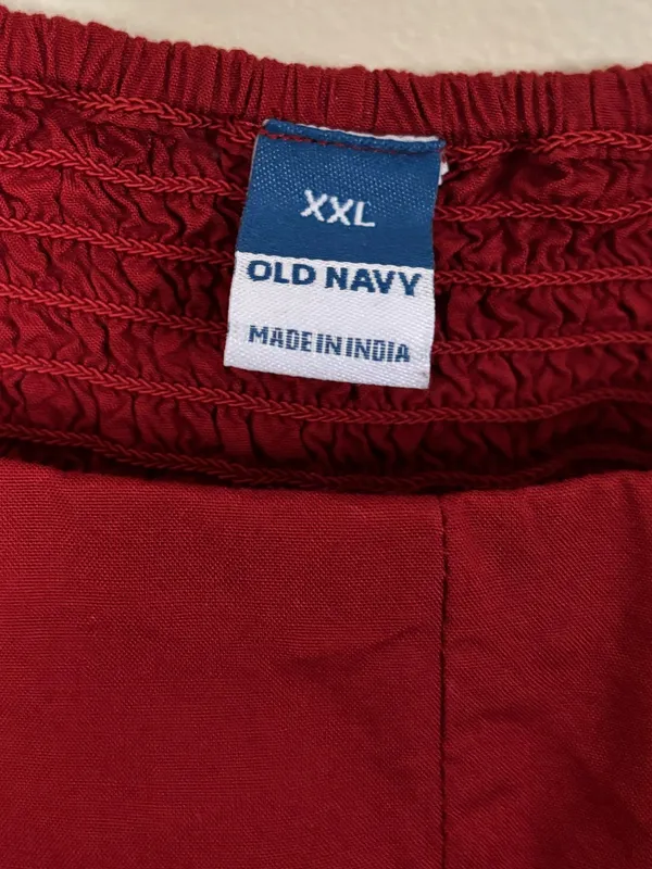 💥 Old Navy Fit & Flare Scarlet Red Cami Mini Dress - Image 4