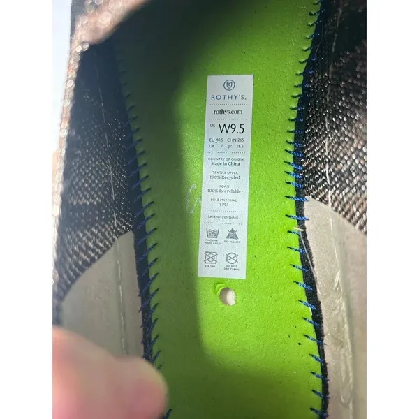 Rothy's Women's Slip On Flat Knit Sneaker Shoes Size US 9.5 - Image 8