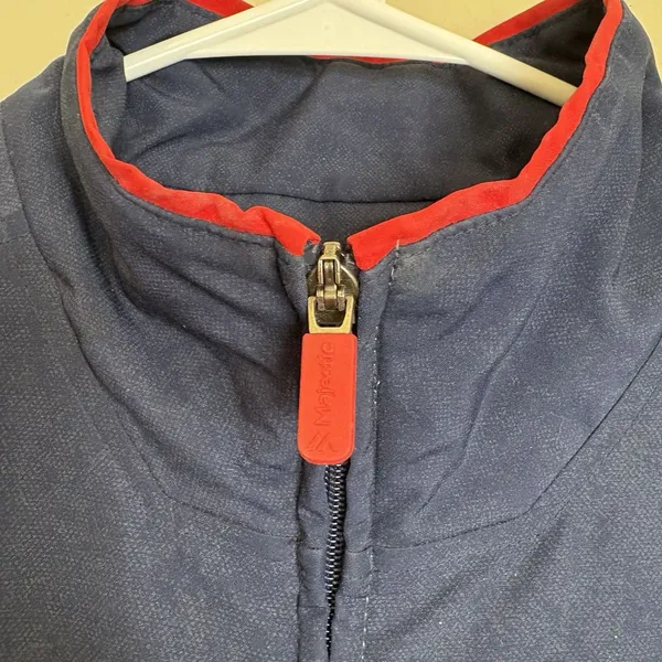 Minnesota Twins Majestic On Field Thermal Full-Zip Jacket‎ Navy Womens Medium - Image 6