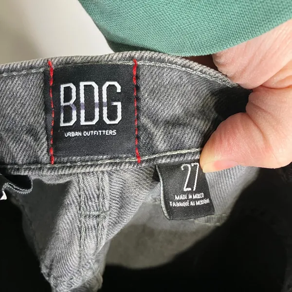 BDG Urban Outfitters‎ distressed black cowboy jeans women's size 27 new trendy - Image 7