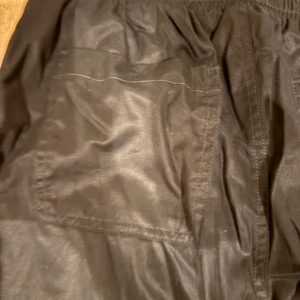 Shiny Black Joggers - Image 10