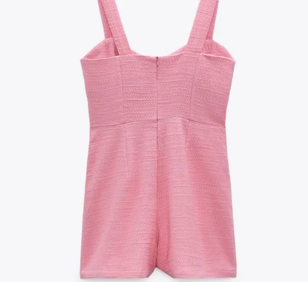 ZARA Tweed Romper - Image 3