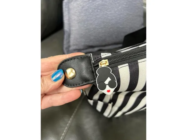 Alice + Olivia Striped Duffel Bag by Stacey Bendet - Image 3
