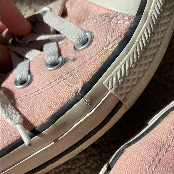 Pink Low-Top Converse Sneakers - Image 10