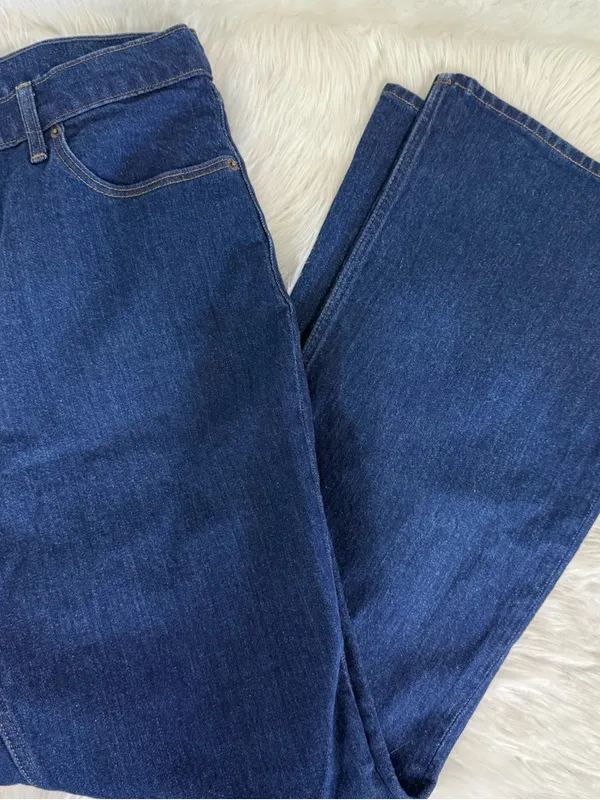 Abercrombie & Fitch Vintage Flare Jeans High Rise 10R Dark Wash 30x32 - Image 2