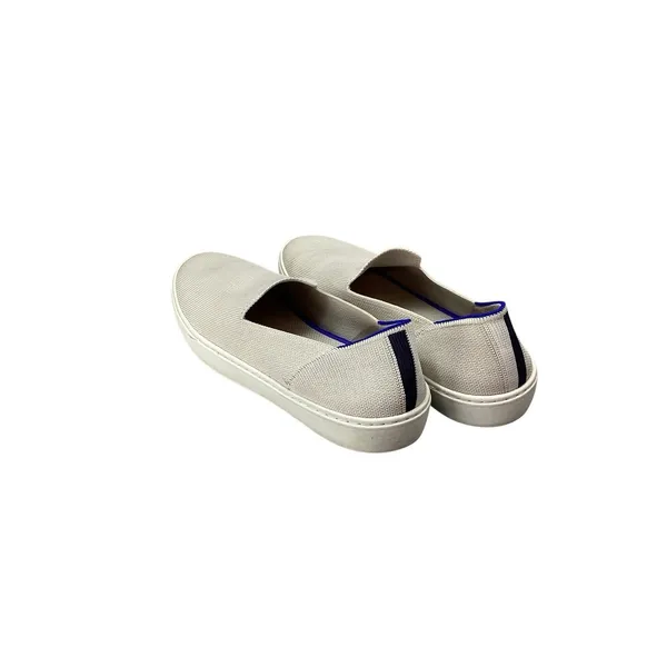 Rothy's Women's The Original Slip On Sneaker White Sand Textile Size 10‎ - Image 4