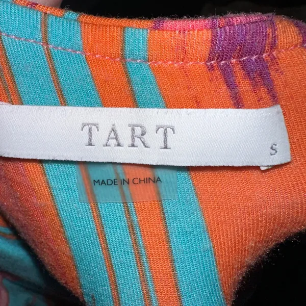 Tart Bodycon Dress Strapless Striped Casual Party‎ Dress Size S - Image 3