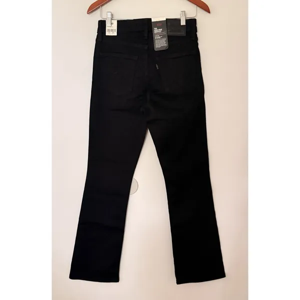 Levis 725 High Rise Bootcut Jeans Midnight Gaze Black Stretch Denim Sz 28/32 - Image 2