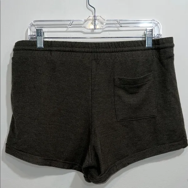 Pink lotus Women's Dark Green Athletic Shorts with Drawstring - Image 4