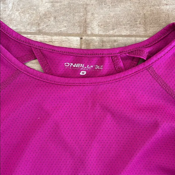O'Neill 365 Magenta Long Sleeve Work Out Top - Image 3