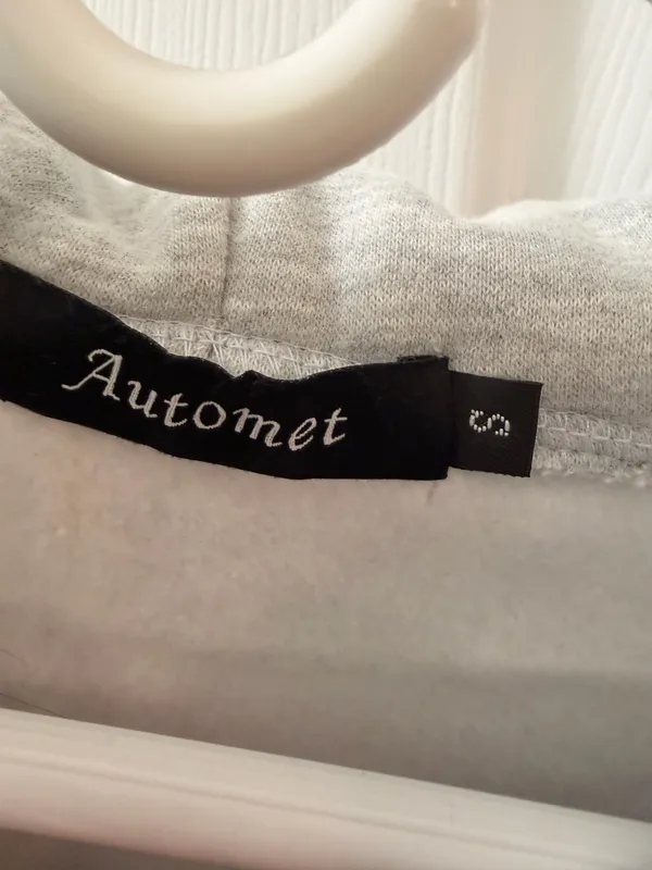 Oversized Grey Hoodie Gray - Image 7