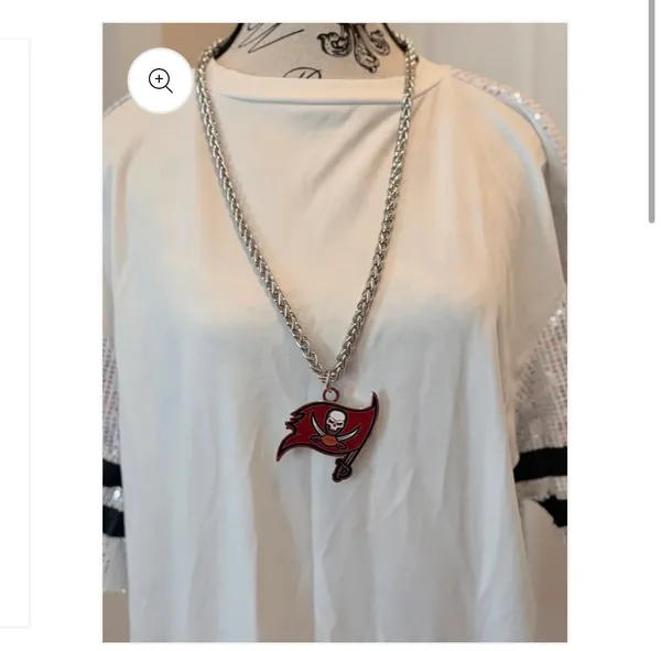 NFL Tampa Bay Buccaneers Primary Team Logo Necklace - Image 2