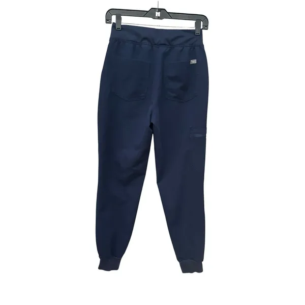 Figs Women's XS‎ Blue Navy Zamora High Waisted Jogger Scrub Pants #F4-1 - Image 3
