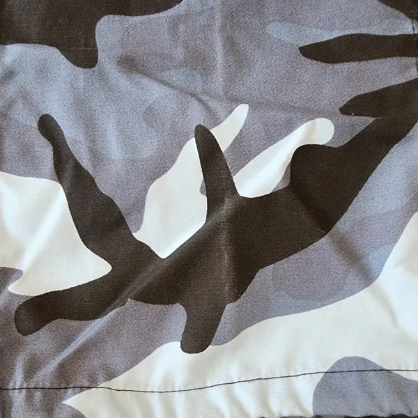 Unbranded Women‎ Cargo Pants Blue Grey Camo High Waist Utility 32 - Image 6