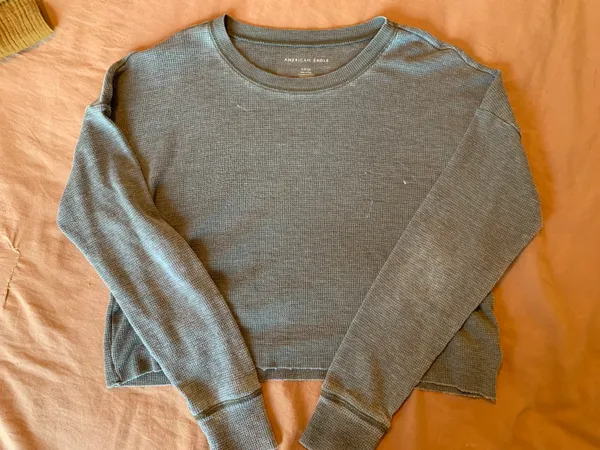 Green Cropped Longsleeve - Image 2