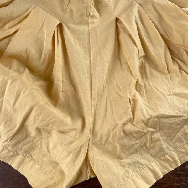 Free People butter Yellow Bubble Mini Skort SP - Image 3