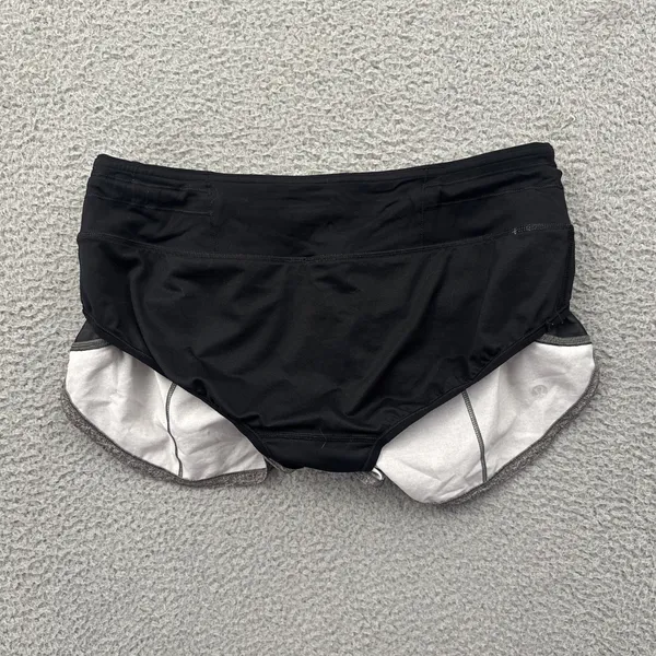 Lululemon Speed Up Shorts Low Rise 2.5" Gray Athletic Athleisure Women's 6 - Image 4
