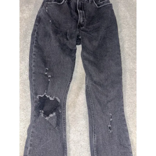 abercrombie & fitch the skinny high rise curve love size 25/0‎ distressed - Image 3