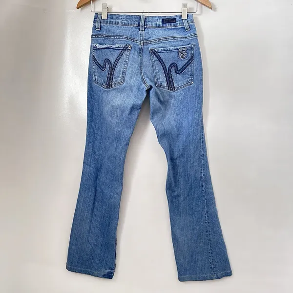 Y2K Citizens of Humanity Boho 111 Stretch Low Waist Bootcut Denim Jeans Size 25 - Image 2