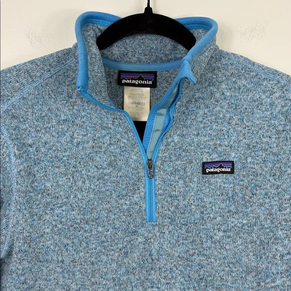 Patagonia Better Sweater Dusk Blue Women’s Size Medium Quarter Zip Fleece - Image 3