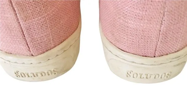 Soludos Dusty Pink Llama Slip On‎ Sneakers Shoes 8 - Image 9