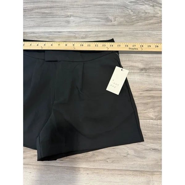 A New Day Women’s Shorts 8 Black Stretch High Rise Dress Shorts NWT - Image 4