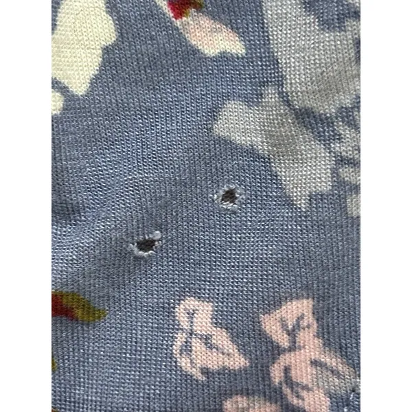 Kimchi Blue Women's S Blue Floral Print Open back Swing Tank Top Boho Festival - Image 14