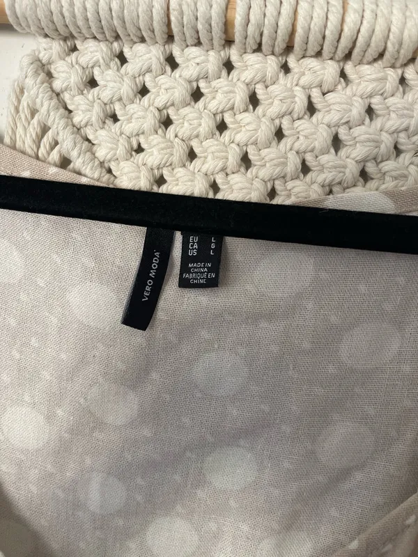 Vero Moda Jesmilo Calf Shirt Dress Polka Dot - Image 4