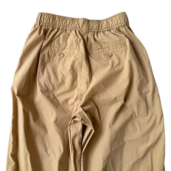 Madewell Pleated Balloon Pants Tan Size 2 High Waist Cotton Comfort Loose Casual - Image 8