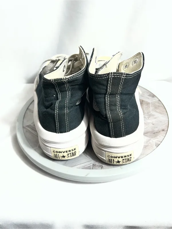 Converse Chuck Taylor All Star Move Platform High Top Black White Women’s Size 9 - Image 3